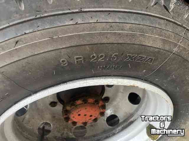Wheels, Tyres, Rims & Dual spacers Michelin 9R22.5 , 9 R 22.5
